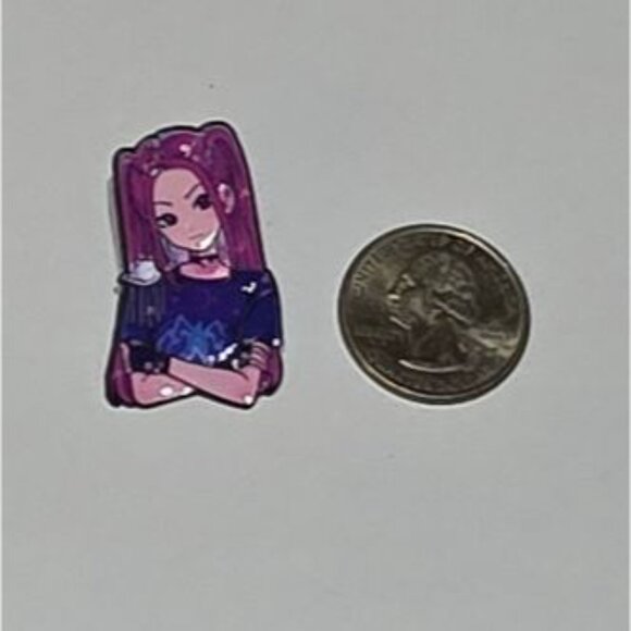 Netflix Huntrix KPOP Demon Hunters Anime Style Mira Pin Collectible Edition - Picture 3 of 3